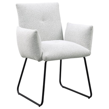  Coaster Furniture Ackland 108492 pholstered Dining Side Chair - Light Grey IMAGE 1