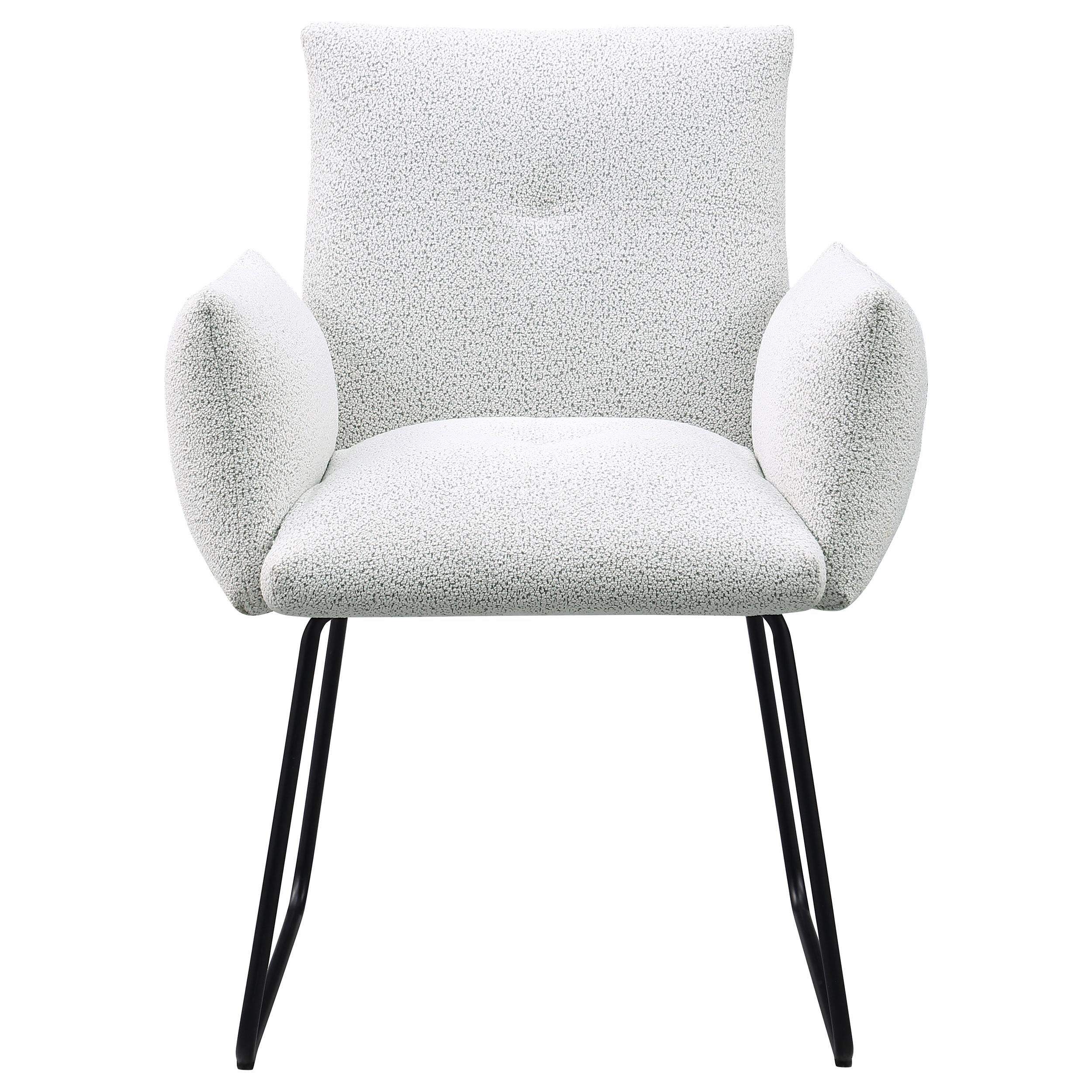  Coaster Furniture Ackland 108492 pholstered Dining Side Chair - Light Grey IMAGE 3