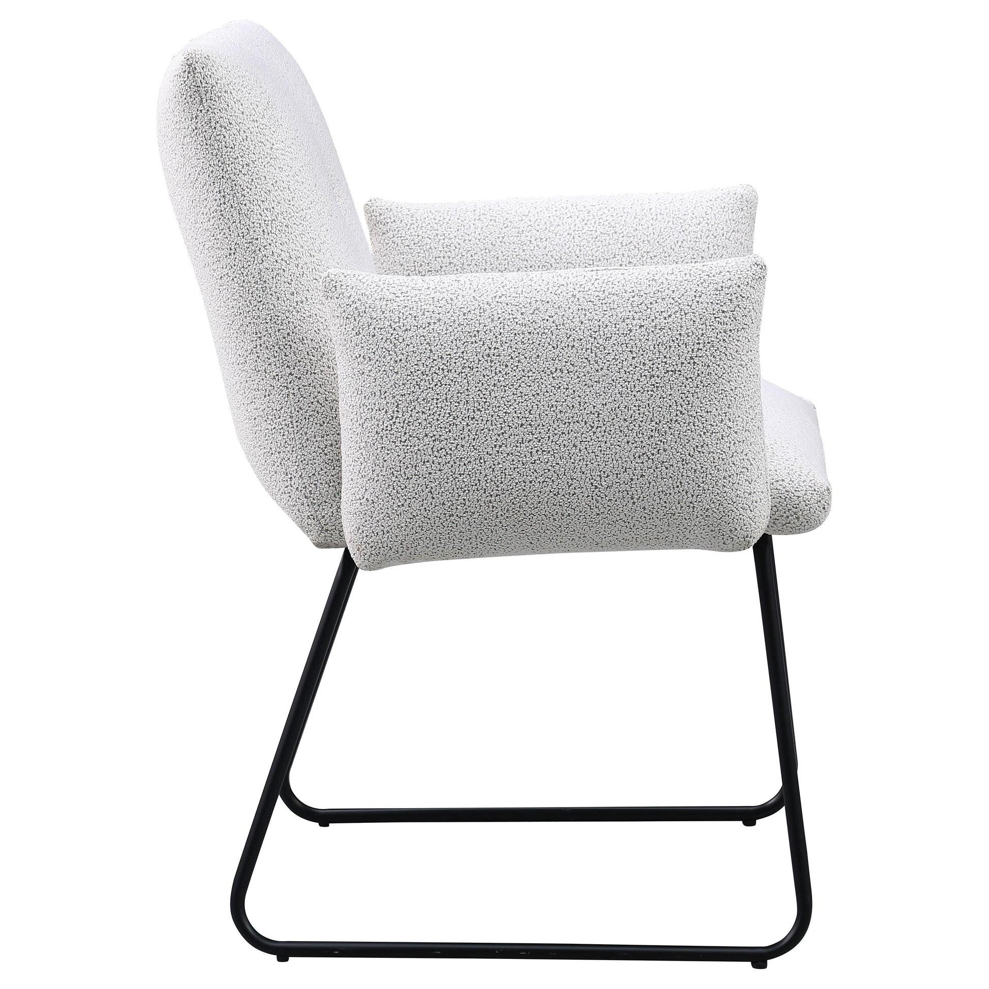  Coaster Furniture Ackland 108492 pholstered Dining Side Chair - Light Grey IMAGE 8