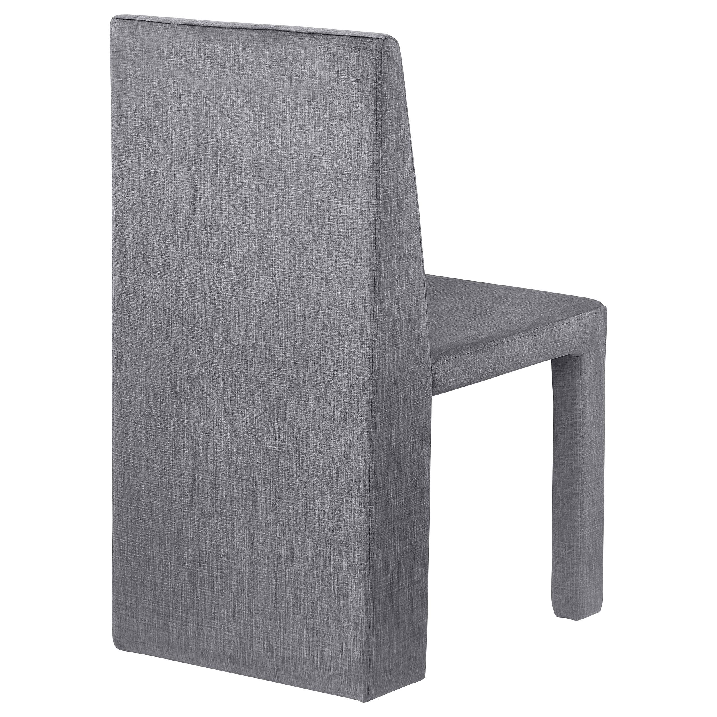  Coaster Furniture Tordera 108512 Velvet Upholstered Dining Side Chair - Grey IMAGE 7