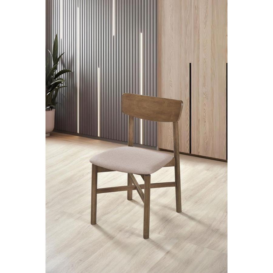  Coaster Furniture Parkridge 108562 Dining Side Chair - Natural Walnut IMAGE 2