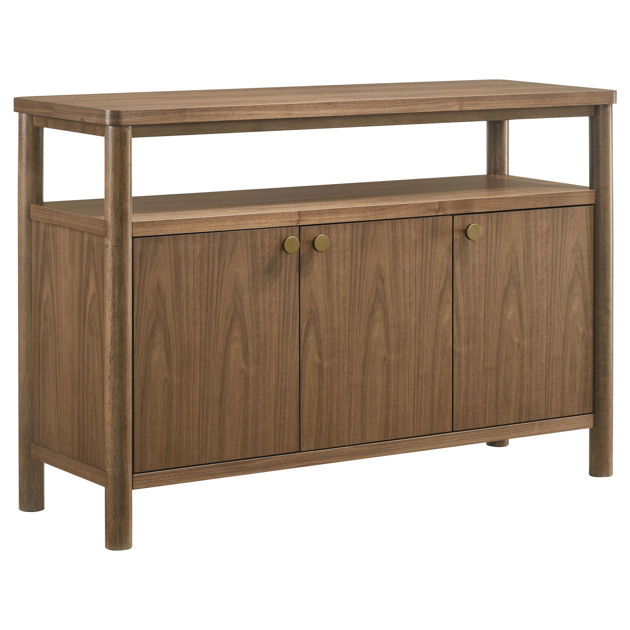  Coaster Furniture Crestmore 108575 52-inch Dining Cabinet Sideboard Buffet - Walnut IMAGE 1
