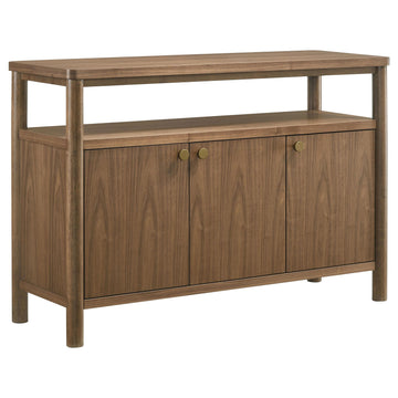  Coaster Furniture Crestmore 108575 52-inch Dining Cabinet Sideboard Buffet - Walnut IMAGE 1