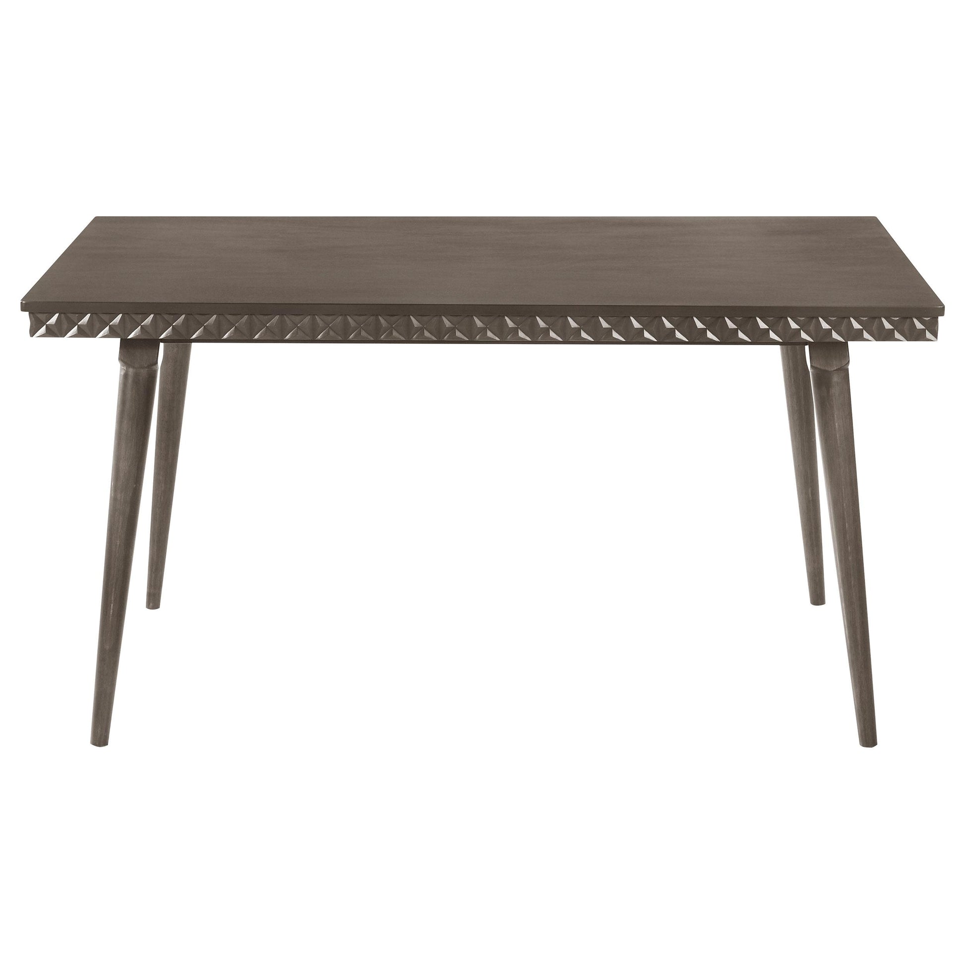  Coaster Furniture Onslow 108621 59-inch Rectangular Wood Dining Table - Dark Brown IMAGE 3
