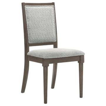  Coaster Furniture Onslow 108622 Upholstered Dining Side Chair - Dark Brown IMAGE 1
