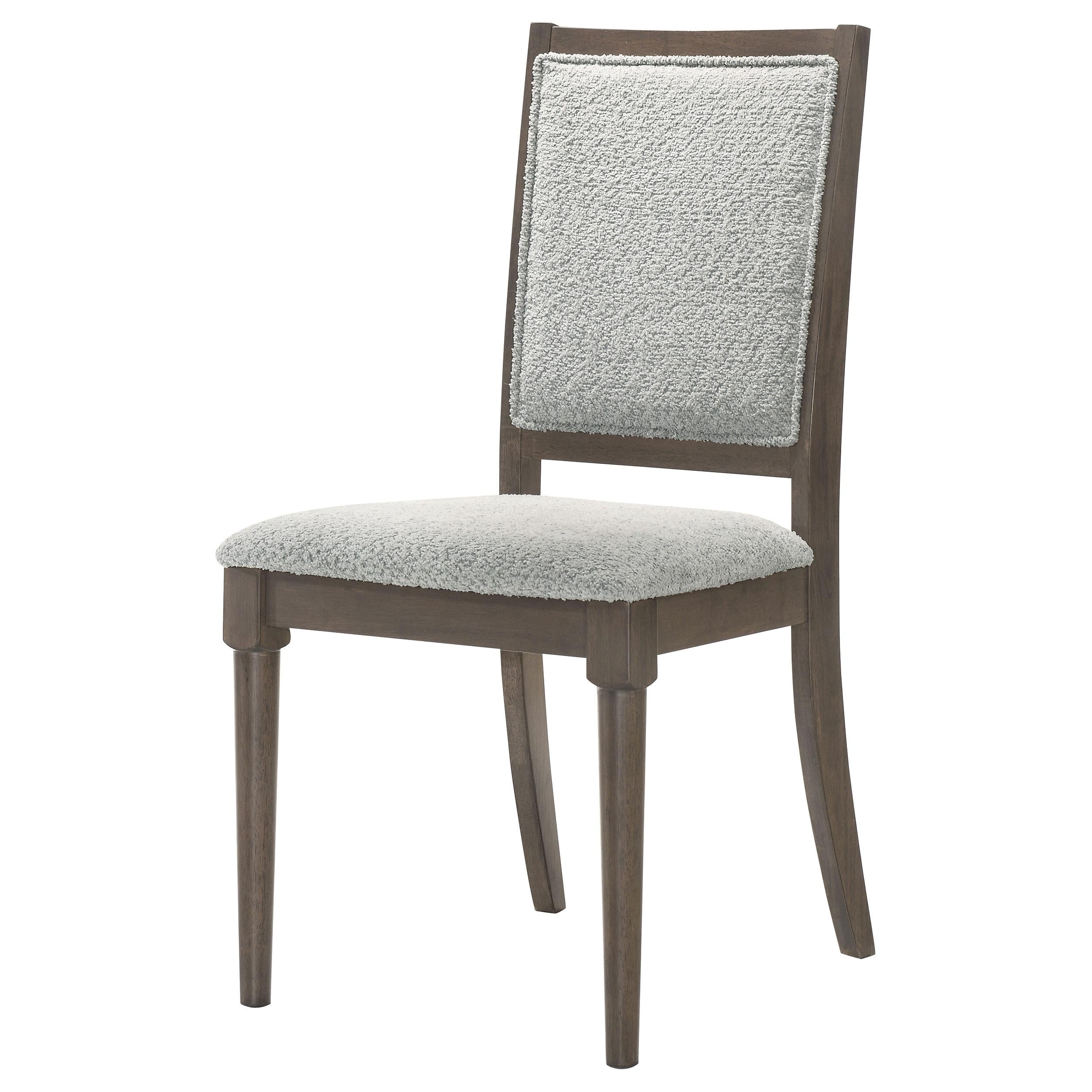 Coaster Furniture Onslow 108622 Upholstered Dining Side Chair - Dark Brown IMAGE 4
