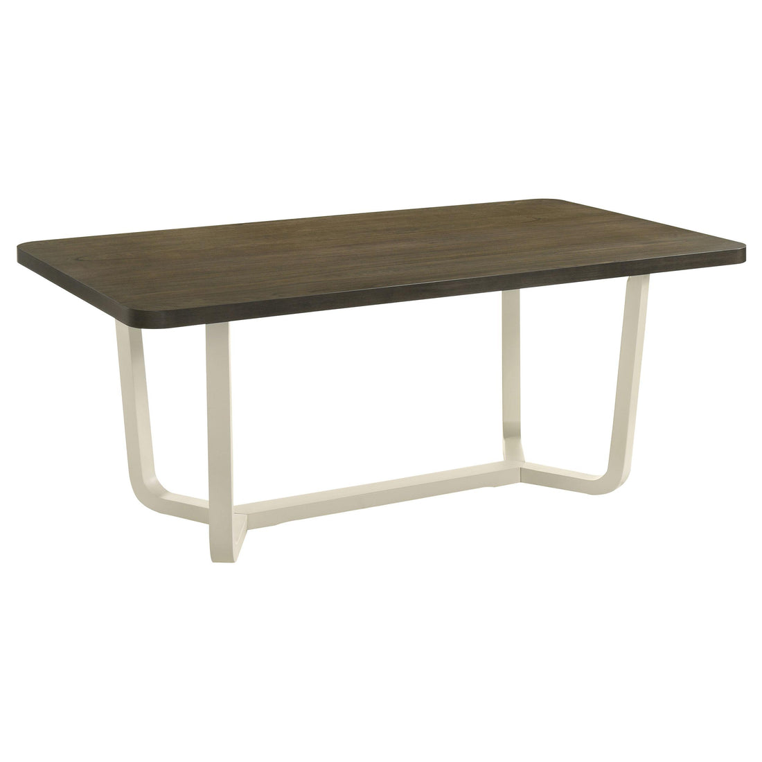  Coaster Furniture Biloxi 108681 71-inch Rectangular Wood Dining Table - Greyish Brown IMAGE 1