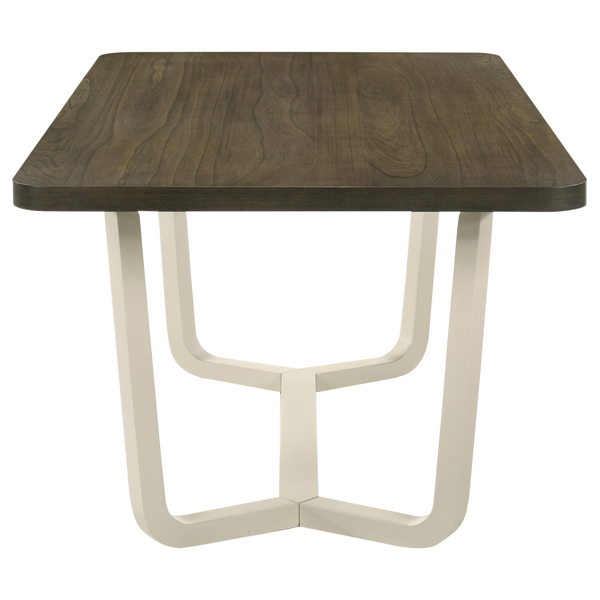  Coaster Furniture Biloxi 108681 71-inch Rectangular Wood Dining Table - Greyish Brown IMAGE 4