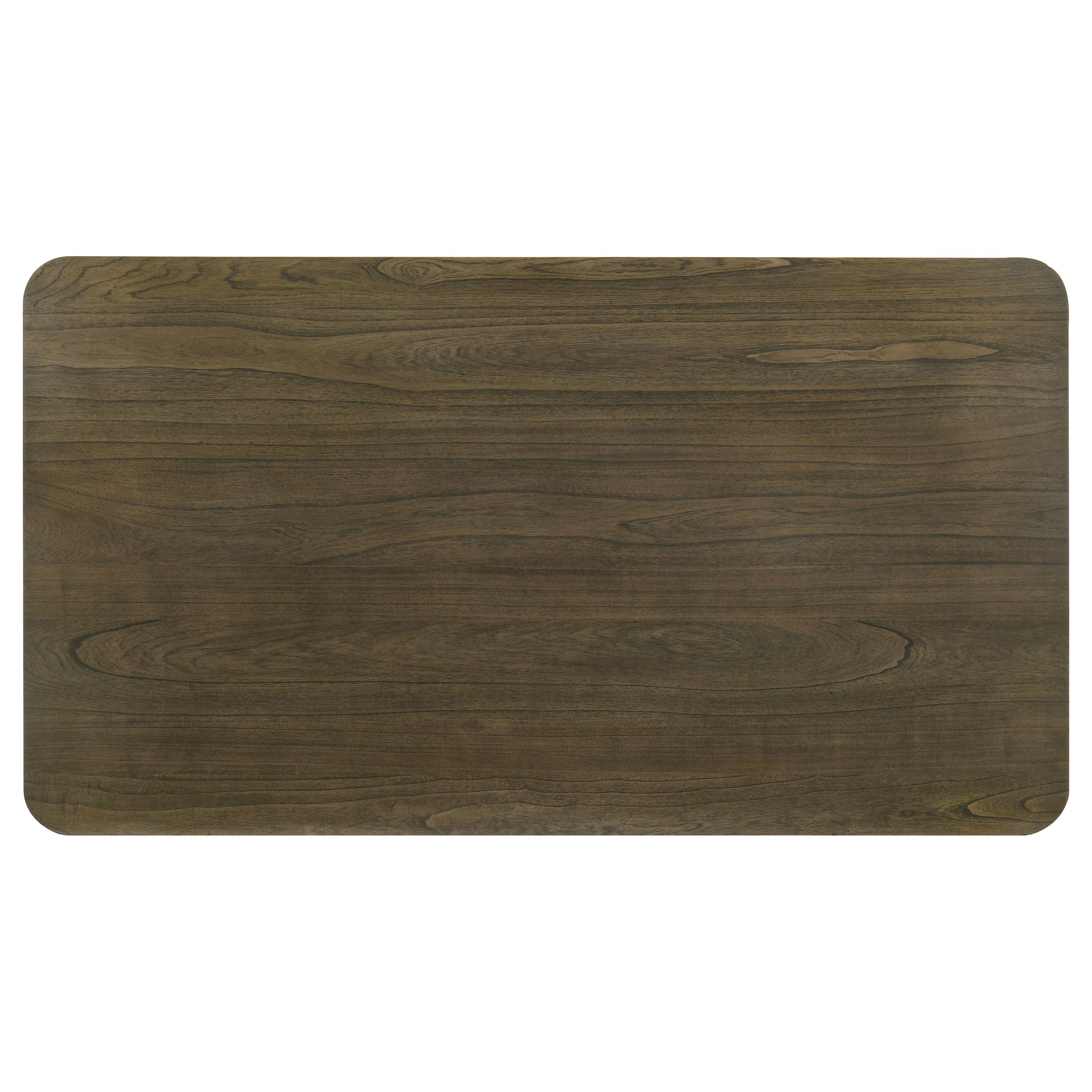  Coaster Furniture Biloxi 108681 71-inch Rectangular Wood Dining Table - Greyish Brown IMAGE 5