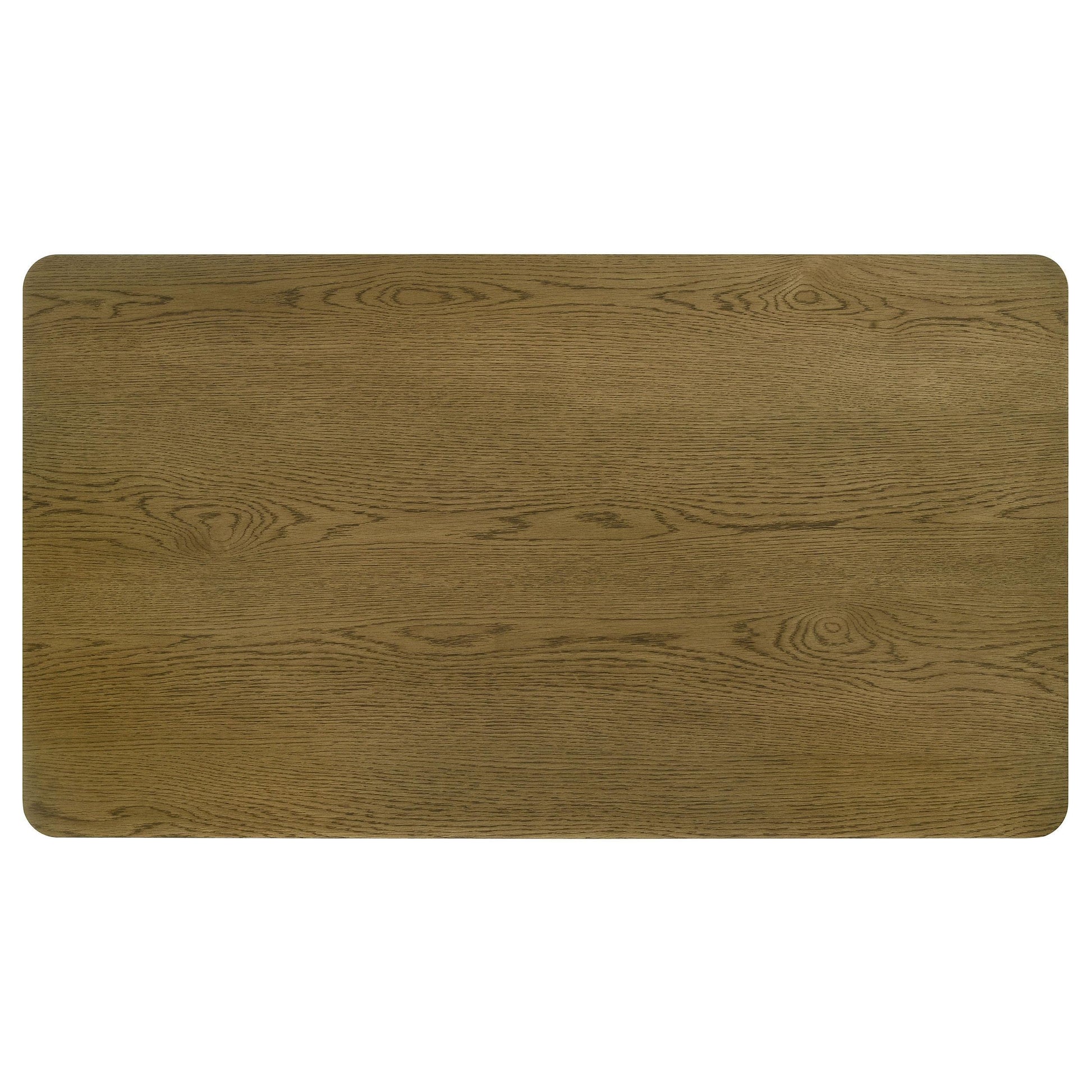  Coaster Furniture Castlewood 109351 71-inch Rectangular Wood Dining Table - Brown Oak IMAGE 5