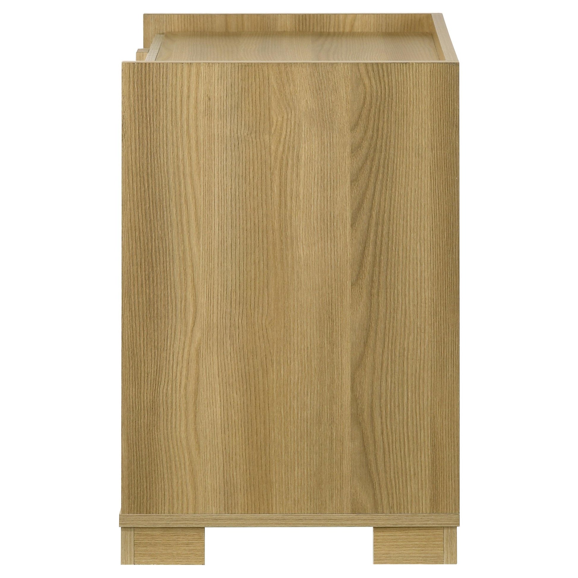  Coaster Furniture Hyland 215652 2-Drawer Nightstand Bedside Table - Natural IMAGE 5