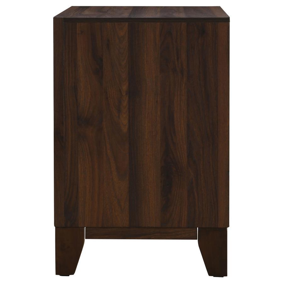  Coaster Furniture Welsley 223442 2-Drawer Nightstand Bedside Table - Walnut IMAGE 5