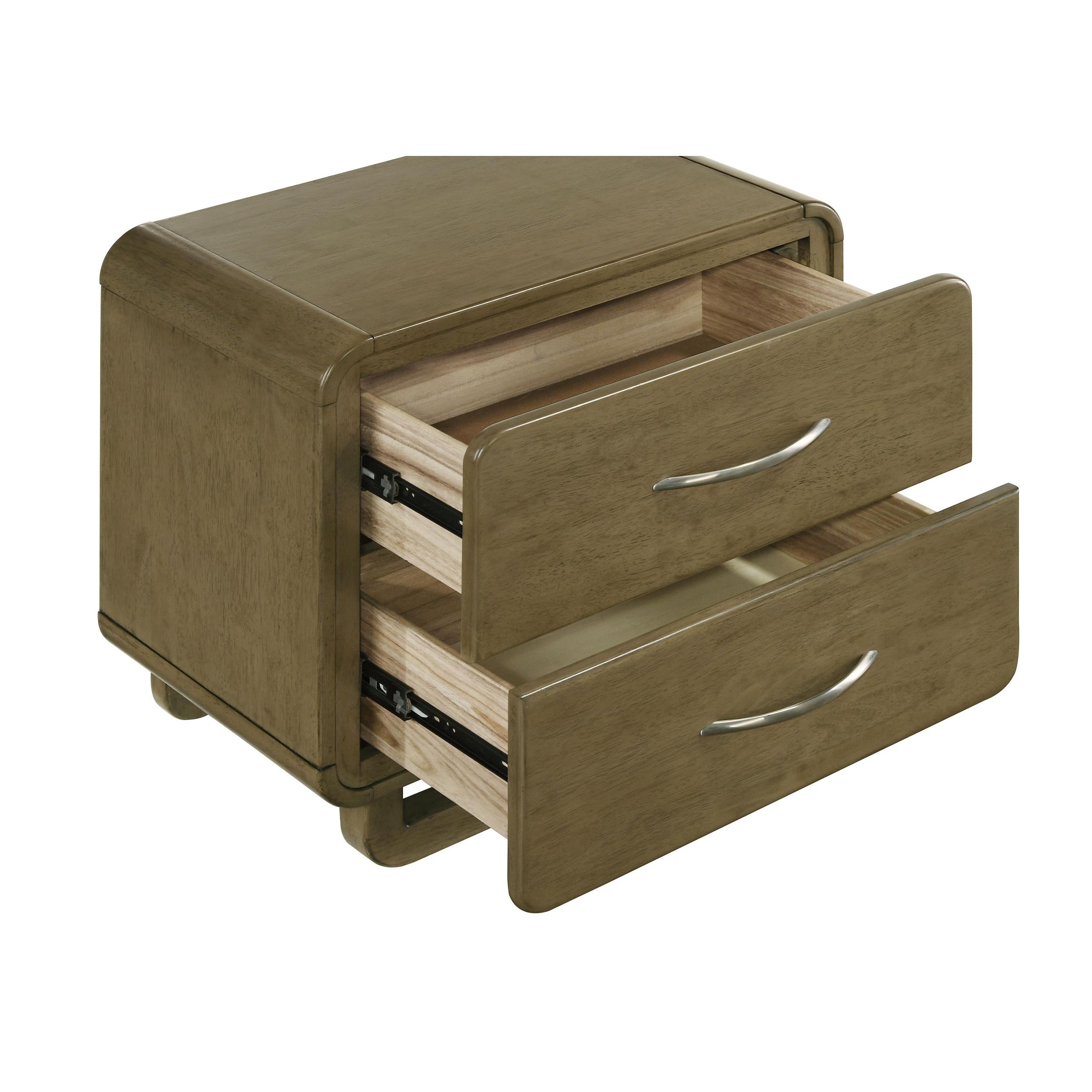  Coaster Furniture Amsbury 224272 2-Drawer Nightstand Bedside Table - Nutmeg IMAGE 11