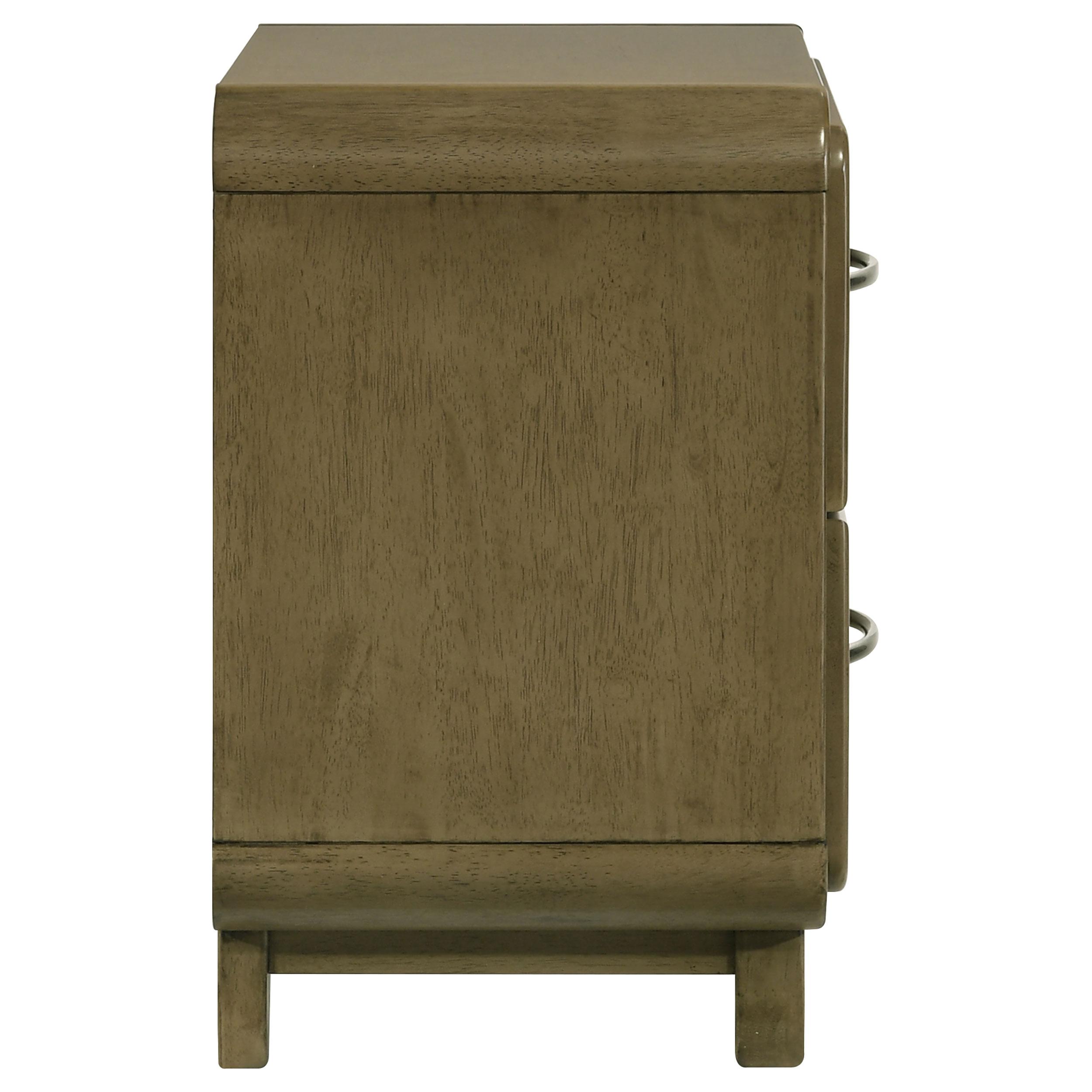  Coaster Furniture Amsbury 224272 2-Drawer Nightstand Bedside Table - Nutmeg IMAGE 9