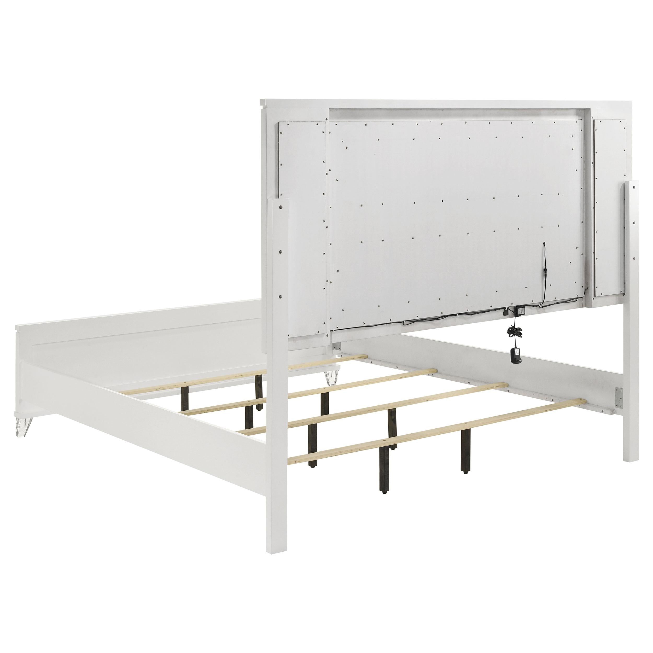  Size_Queen  -- Coaster Furniture Marmore Panel Bed IMAGE 4