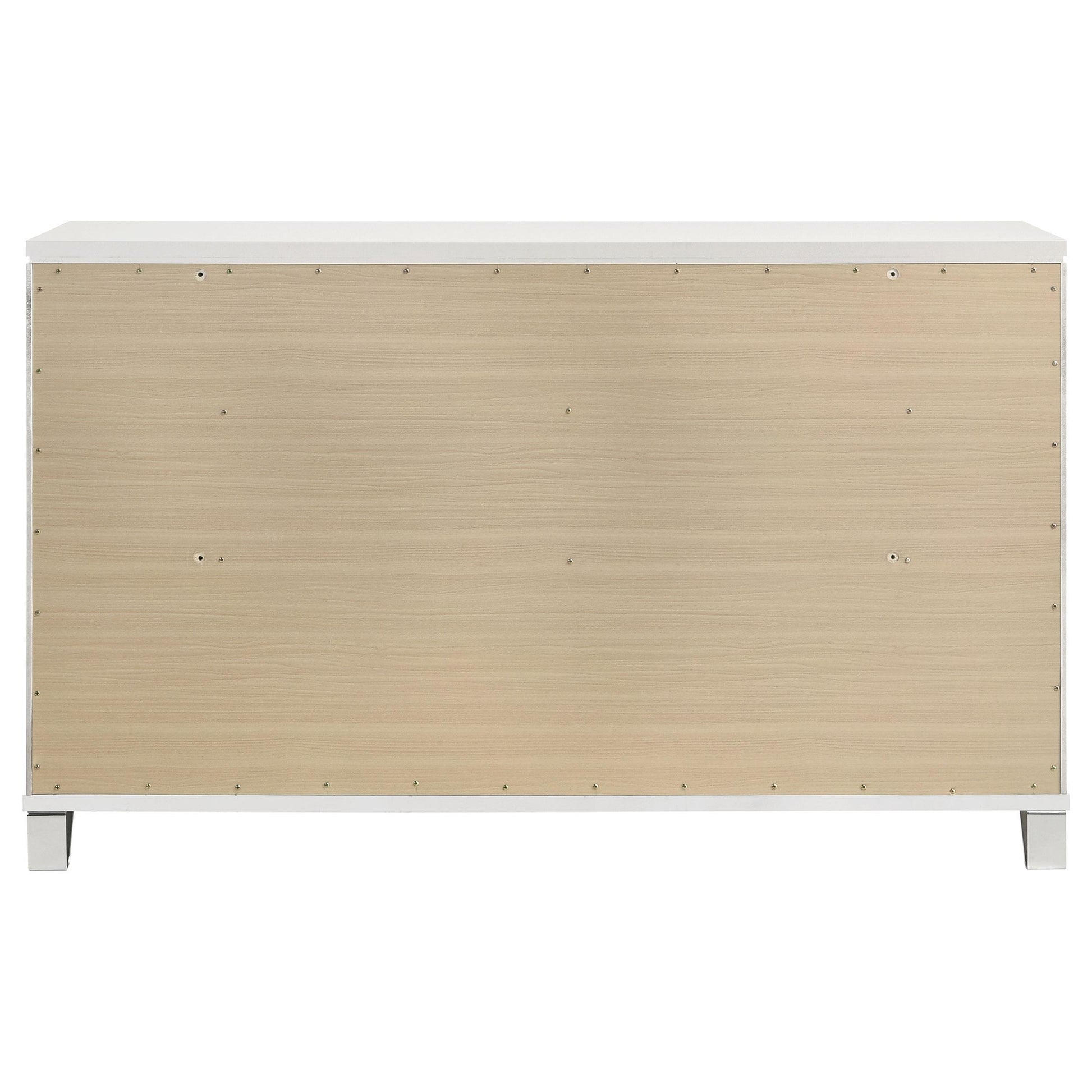  Coaster Furniture Marmore 224963 9-Drawer Dresser Cabinet - White IMAGE 7