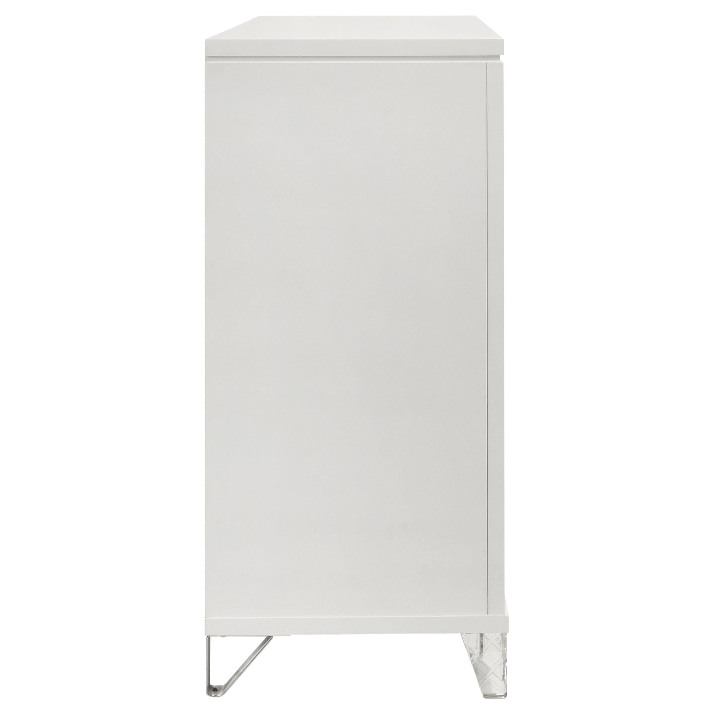  Coaster Furniture Marmore 224963 9-Drawer Dresser Cabinet - White IMAGE 9