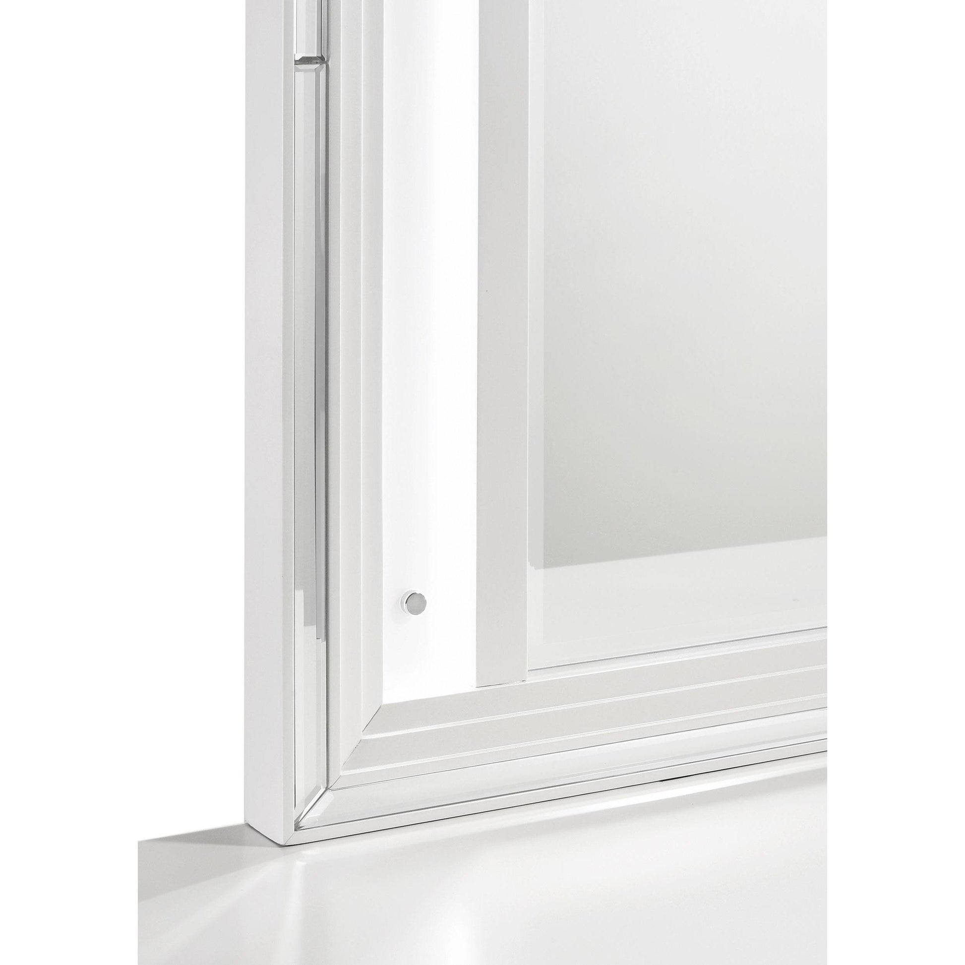  Coaster Furniture Marmore 224964 LED Dresser Mirror - White IMAGE 5