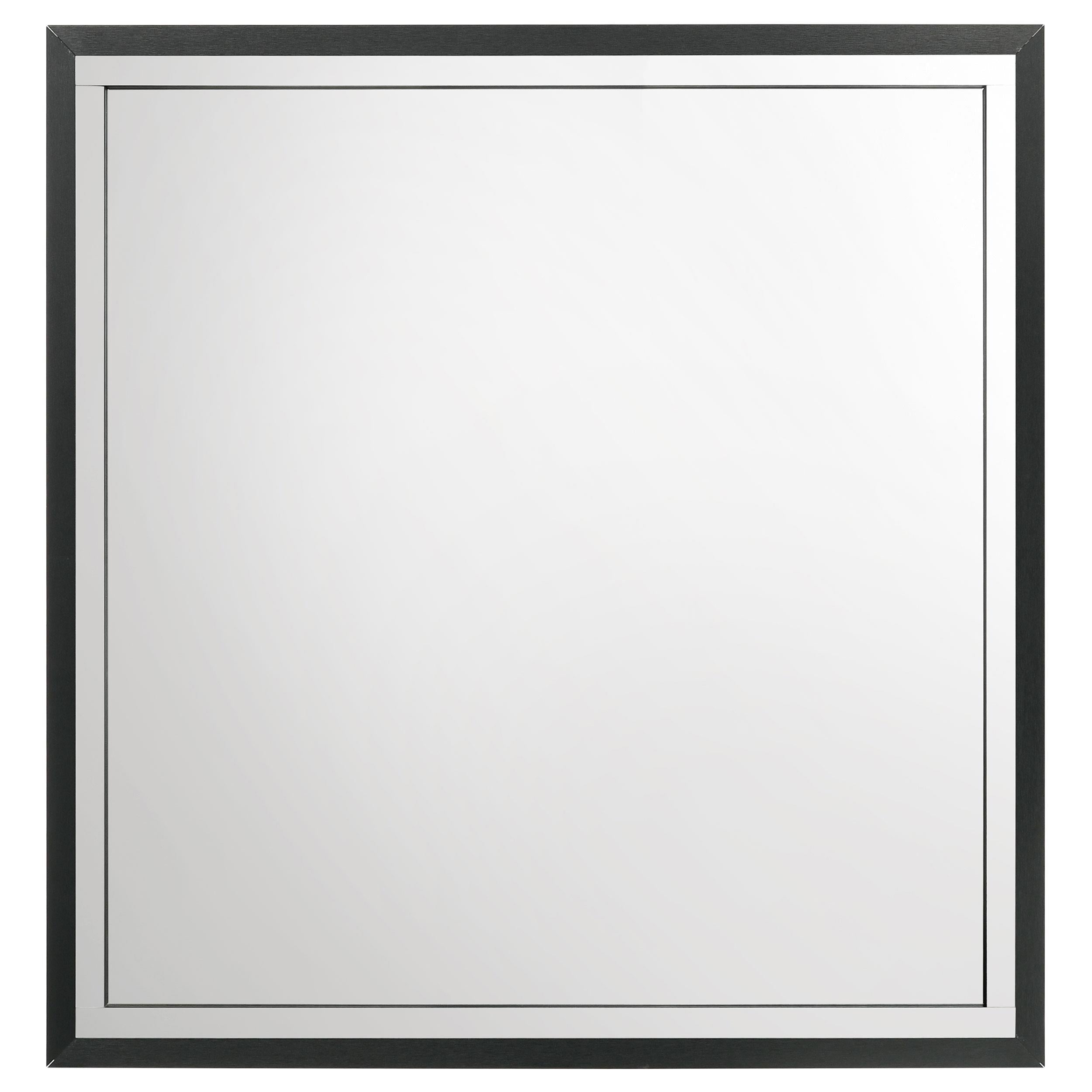  Coaster Furniture Lucia 224994 Dresser Mirror - Black IMAGE 3