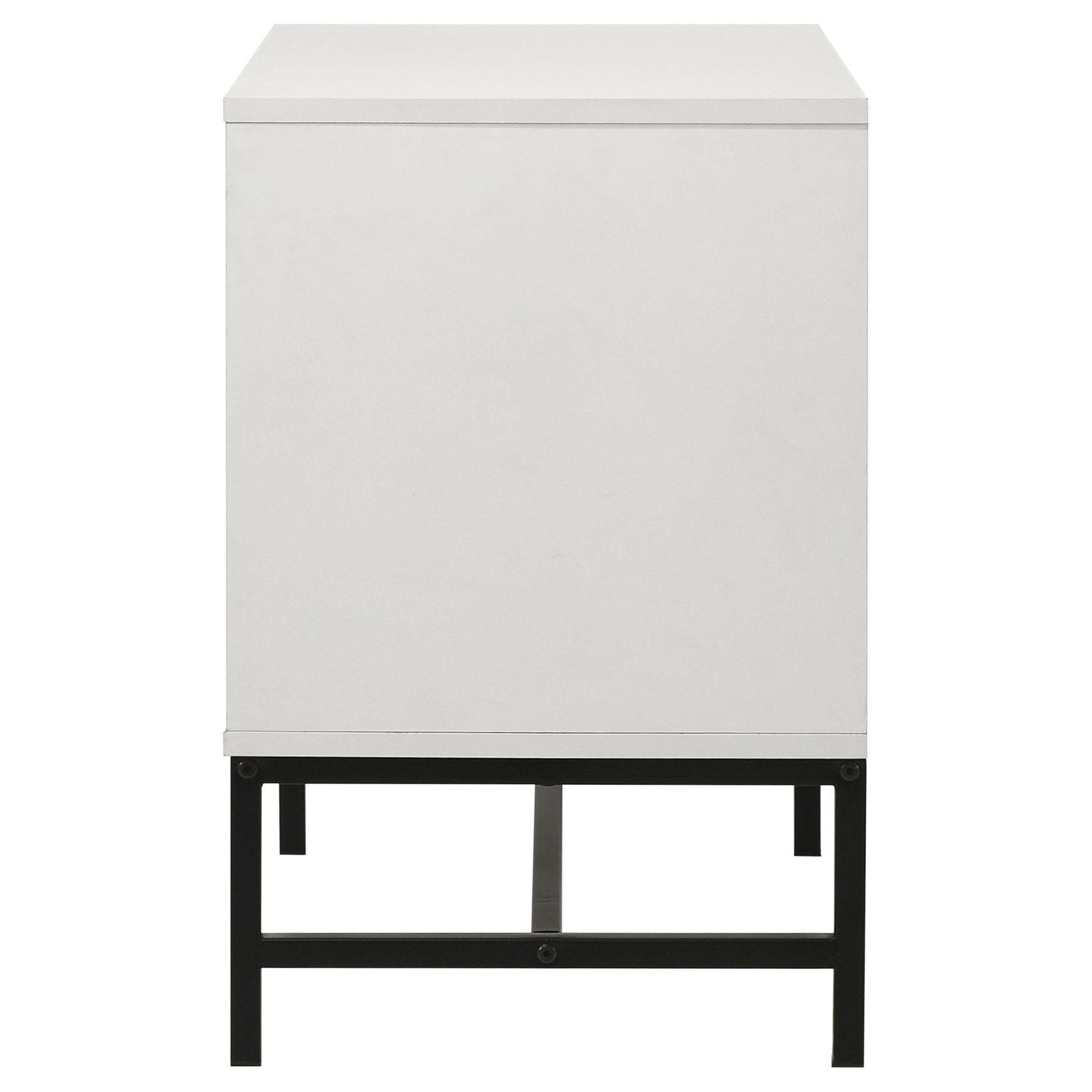  Coaster Furniture Sonora 224862 2-Drawer Nightstand Bedside Table - White IMAGE 9