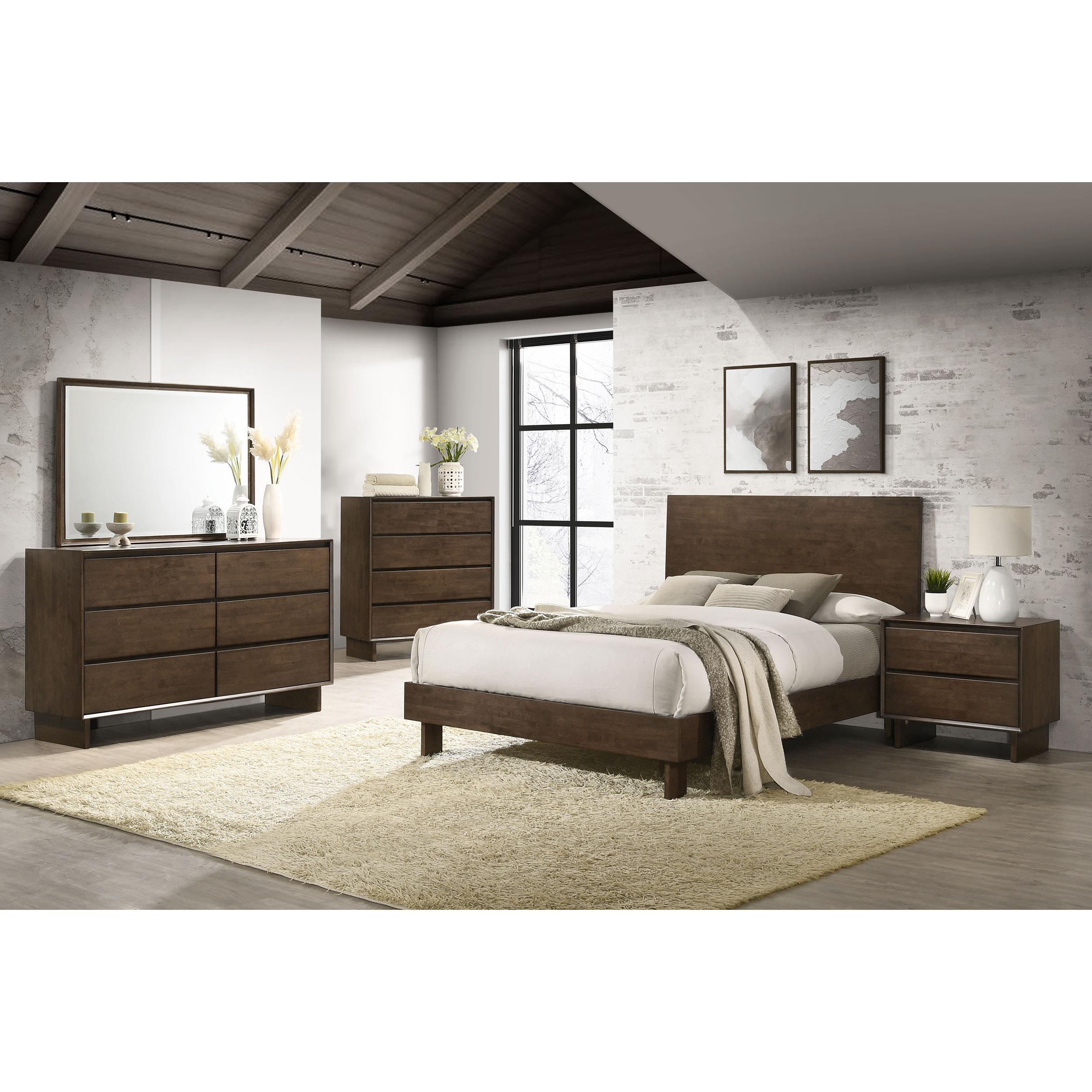  Coaster Furniture Glenwood 225012 2-Drawer Nightstand Bedside Table - Warm Brown IMAGE 10
