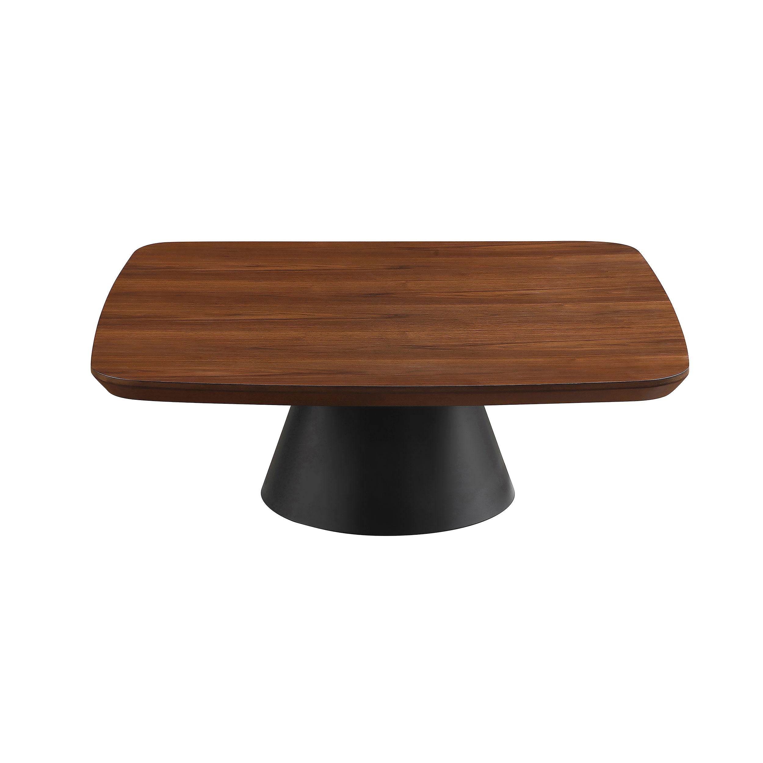  Coaster Furniture Eason 710010 2-piece Coffee Table - Set Walnut and Black IMAGE 4