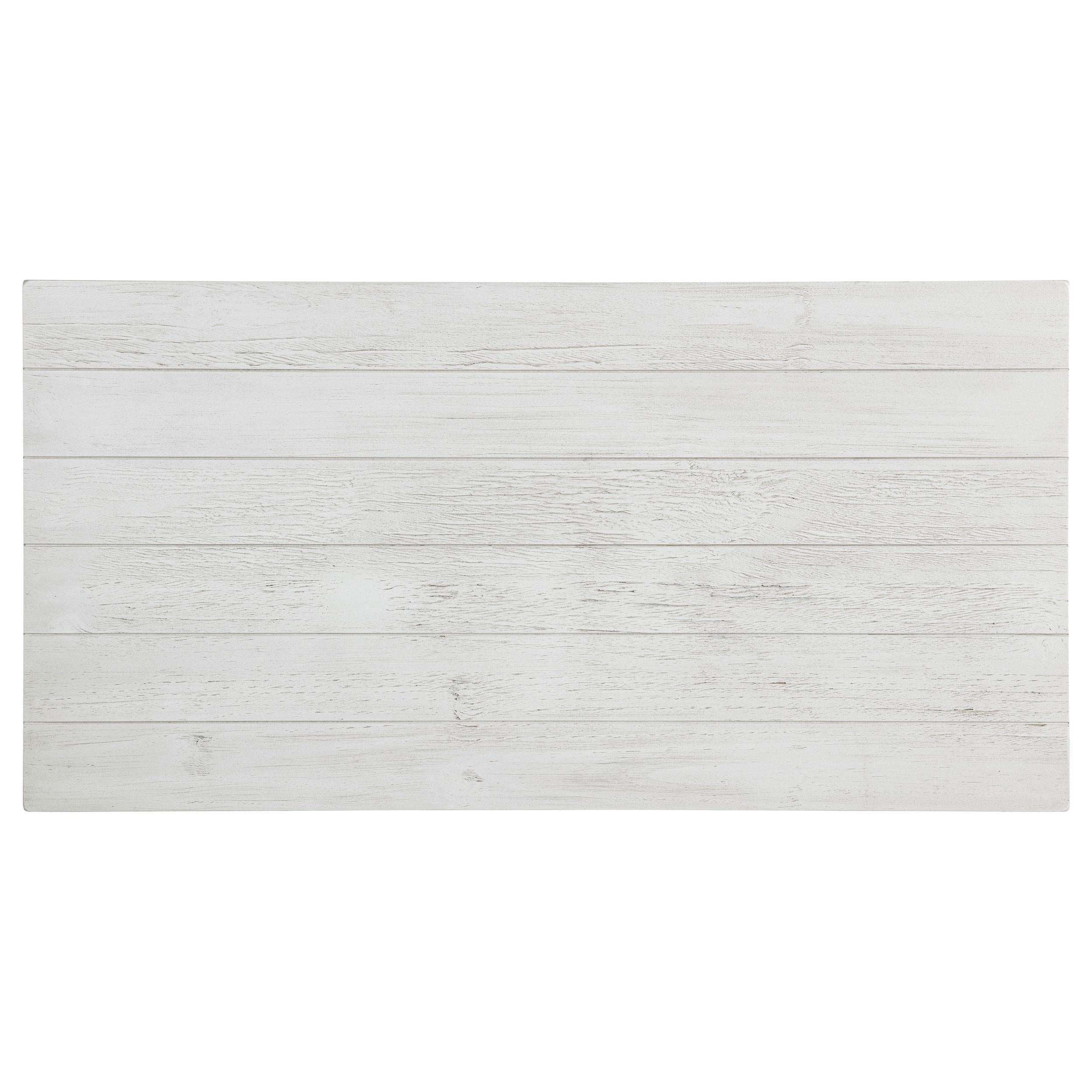  Coaster Furniture Payne 710558 Wood Coffee Table with Shelf - Distressed White IMAGE 4