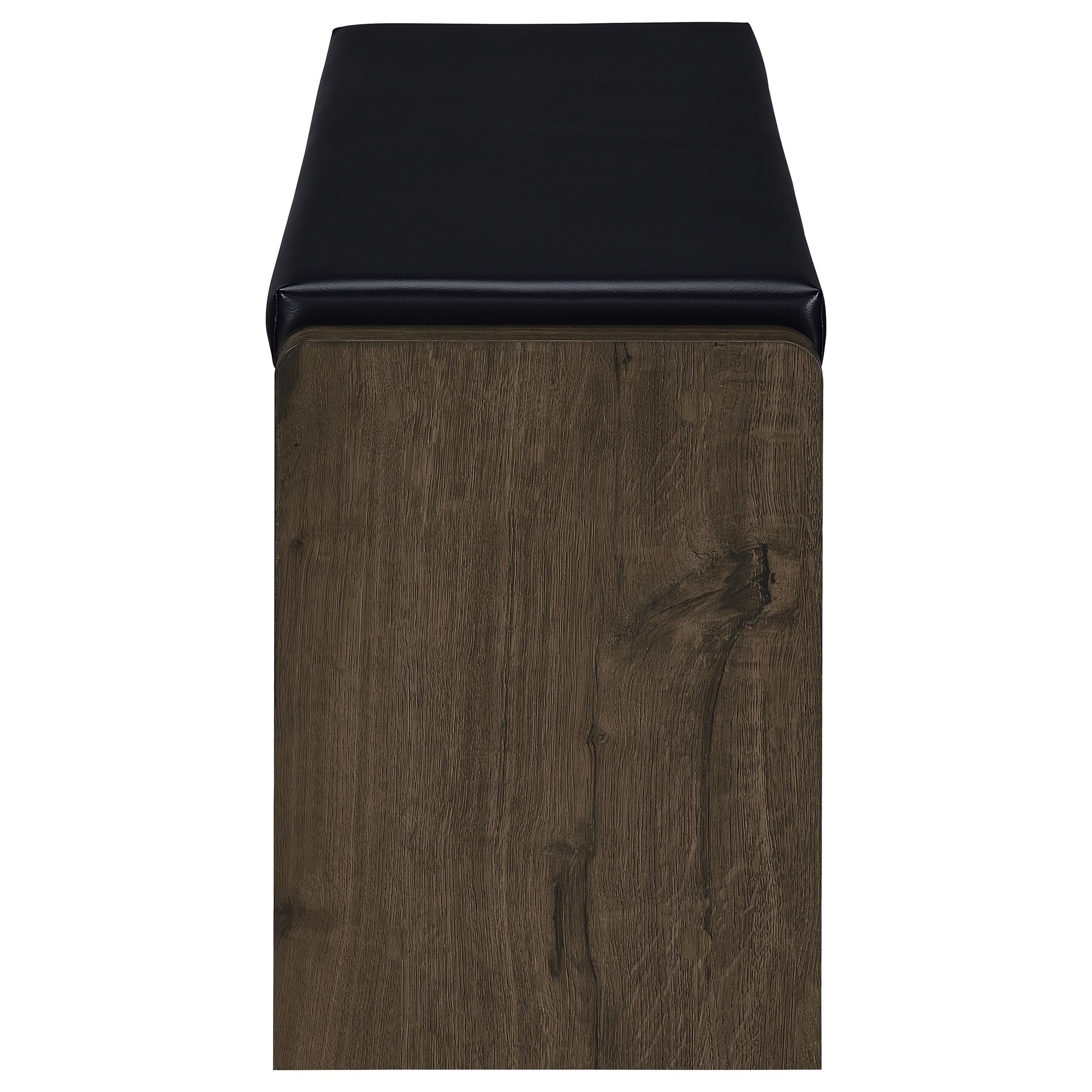  Coaster Furniture Arrington 910321 Storage Bench - Smoked Oak IMAGE 5