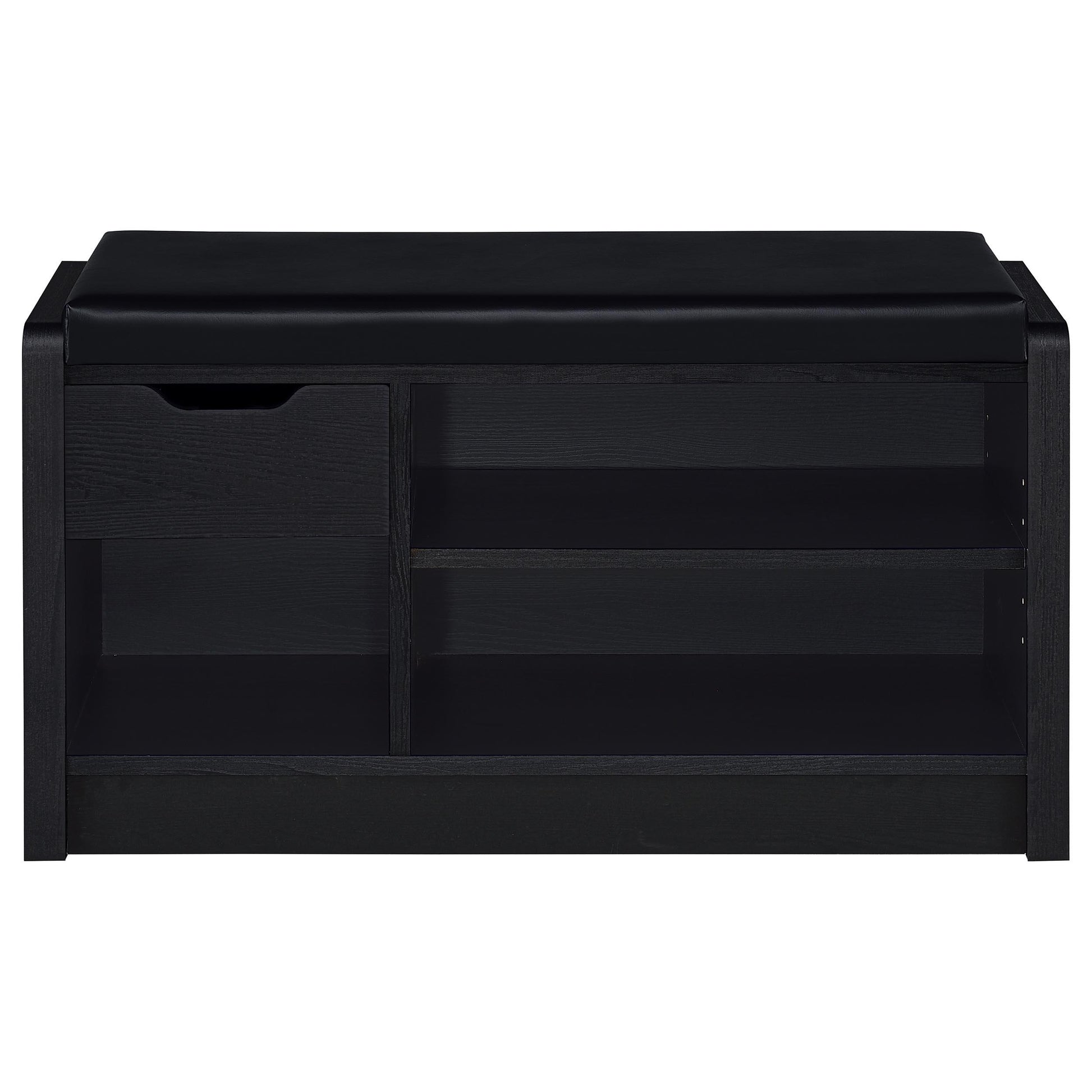  Coaster Furniture Arrington 910323 Storage Bench - Black IMAGE 4