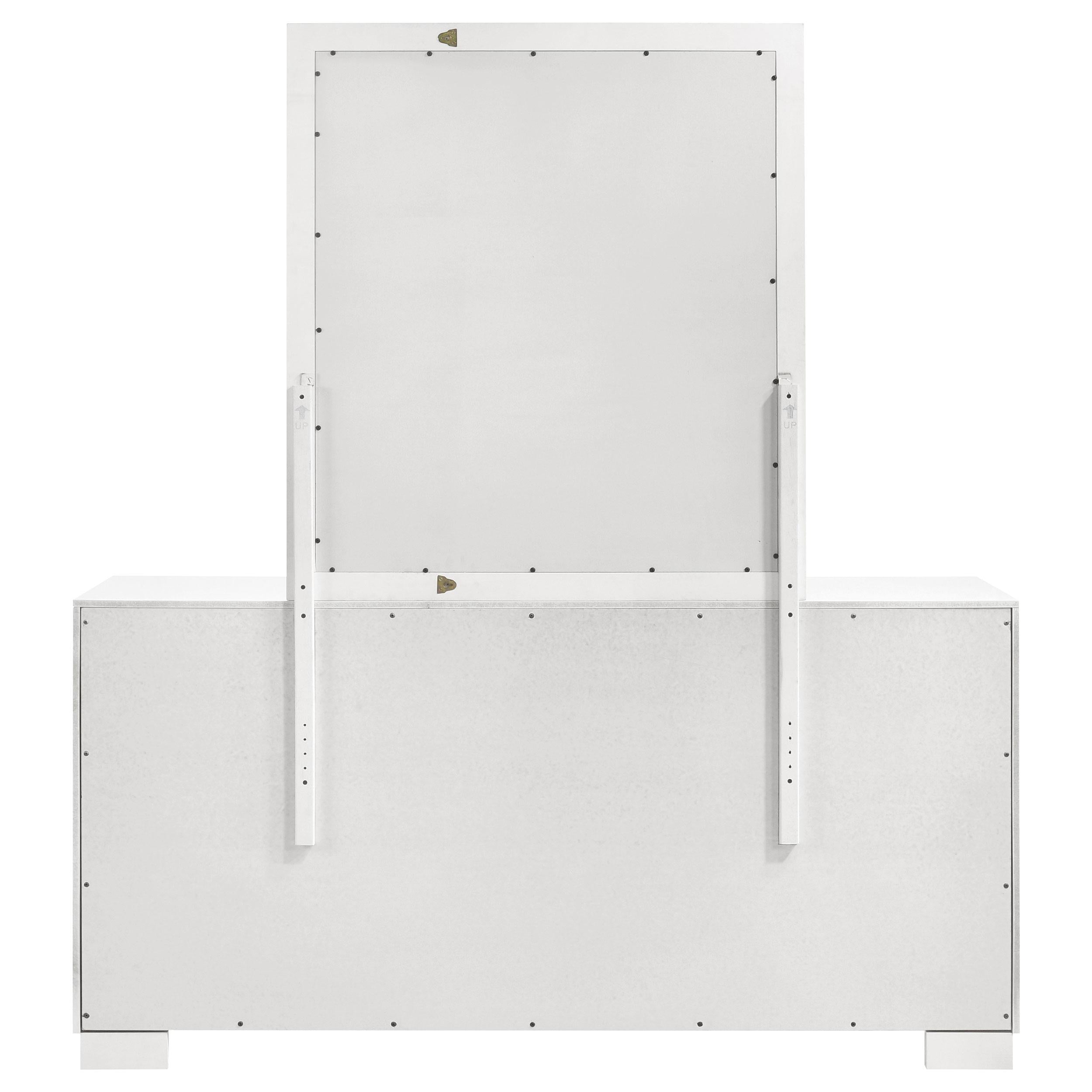  Coaster Furniture Jessica 202993M 6-Drawer Dresser with Mirror - Cream White IMAGE 7