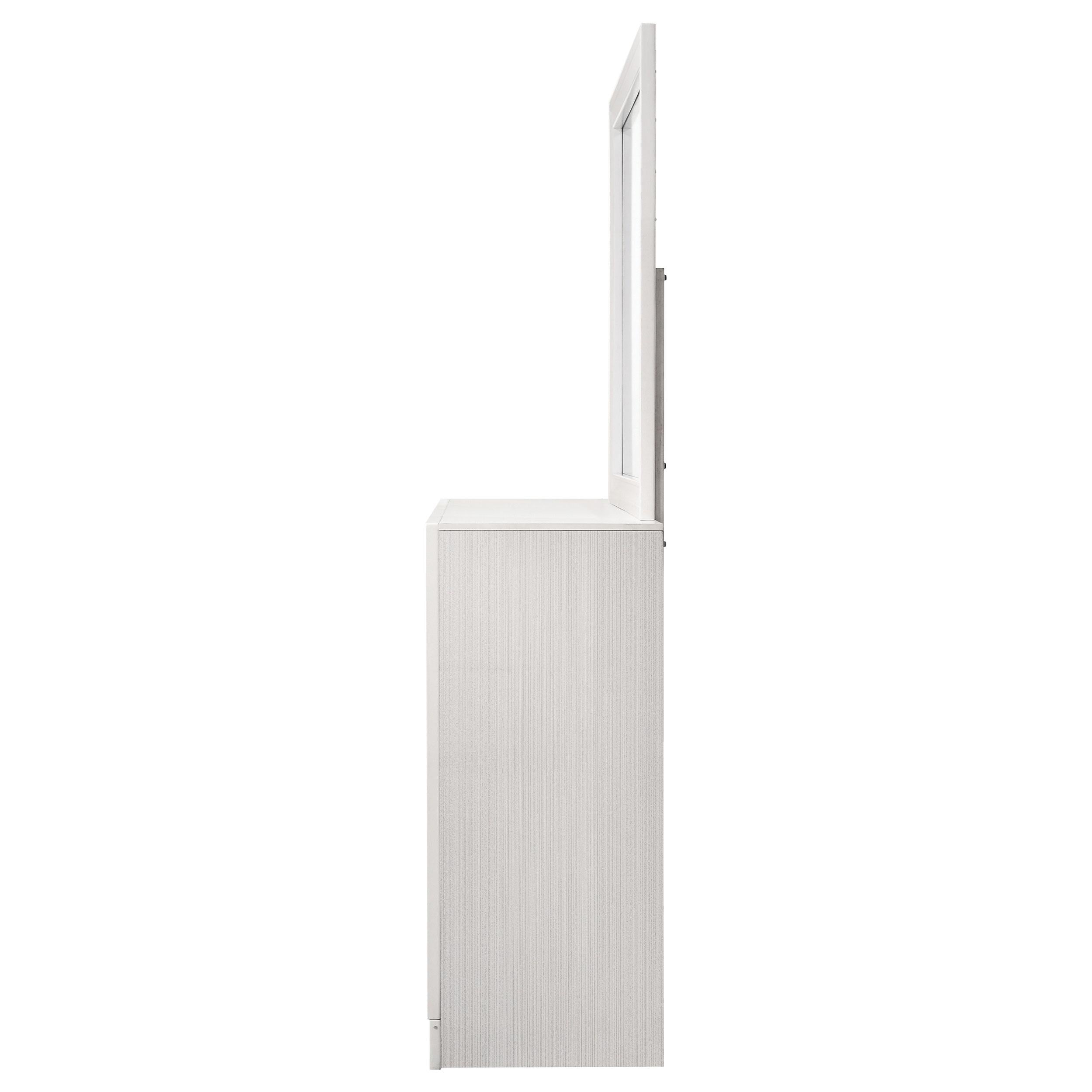  Coaster Furniture Miranda 205113M 7-Drawer Dresser with Mirror - White IMAGE 5