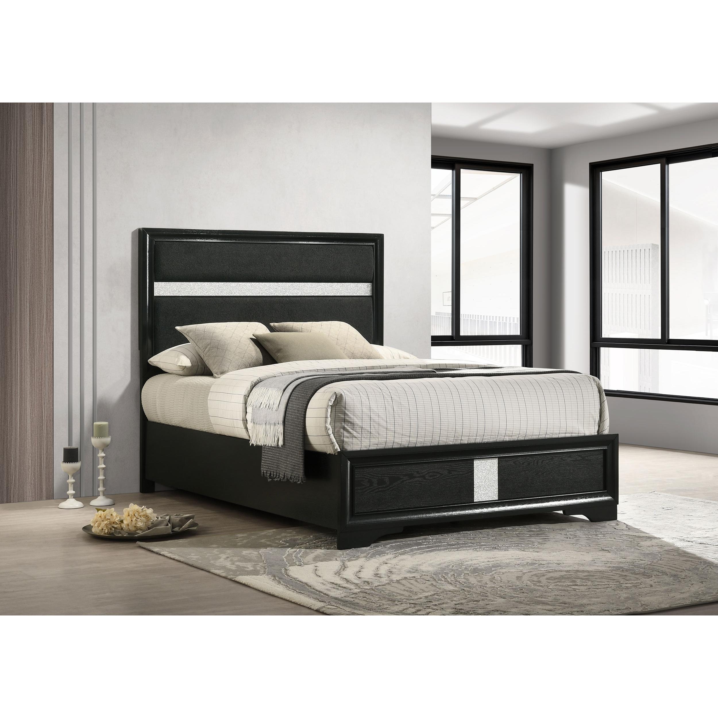  Size_Full  -- Miranda Upholstered Panel Bed IMAGE 2