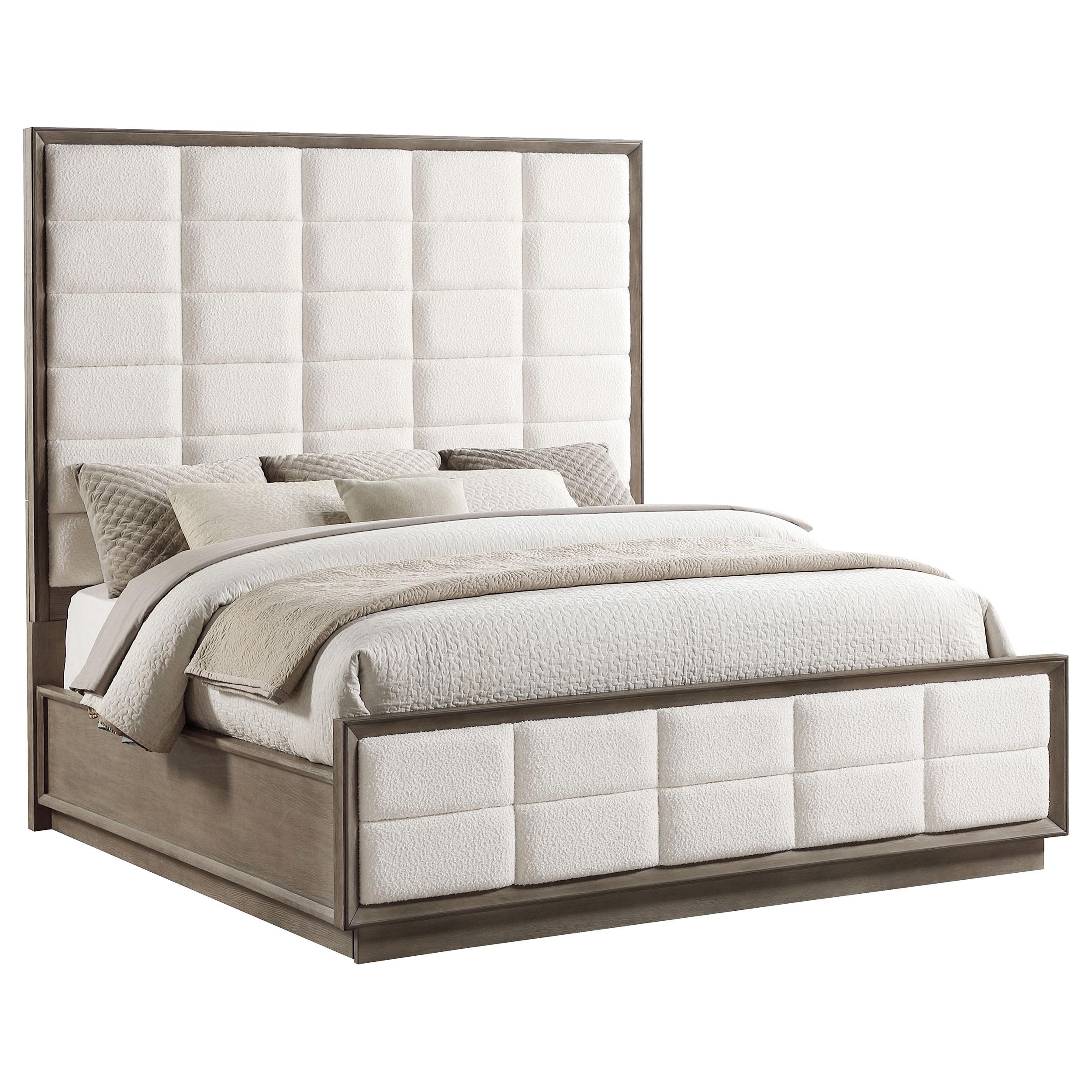  Size_King  -- Durango Upholstered Panel Bed IMAGE 3