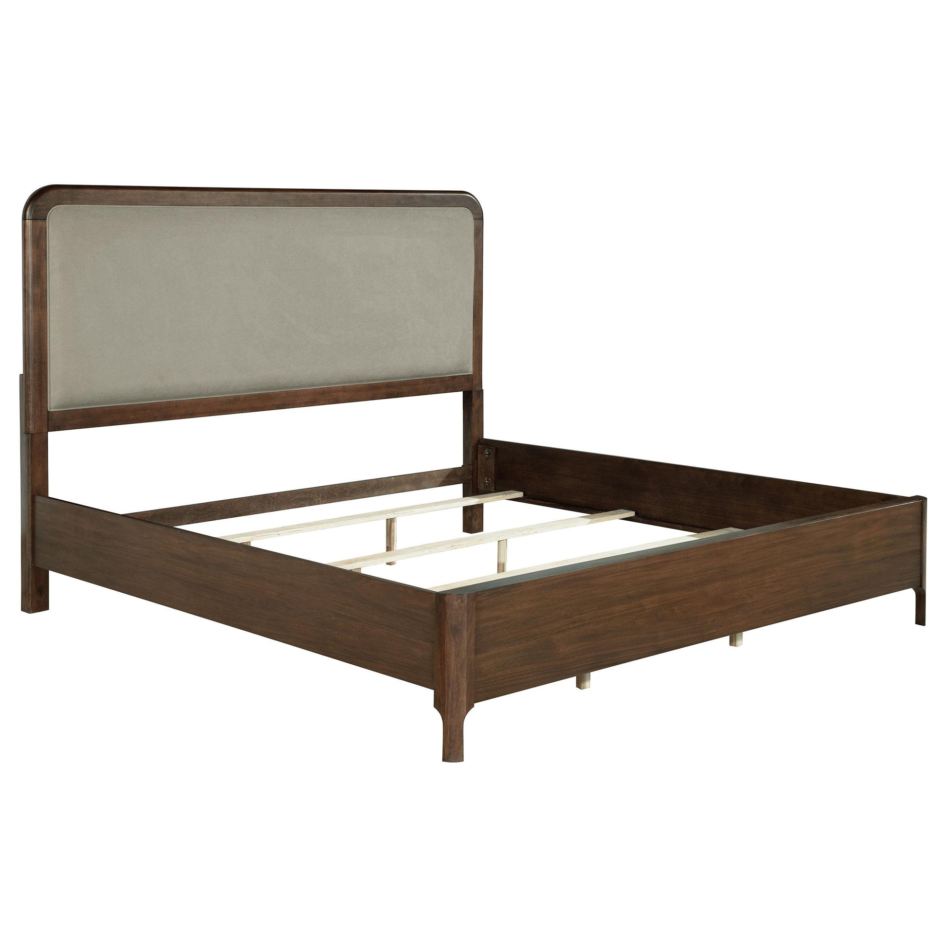  Size_King  -- Maderia Upholstered Panel Bed IMAGE 1