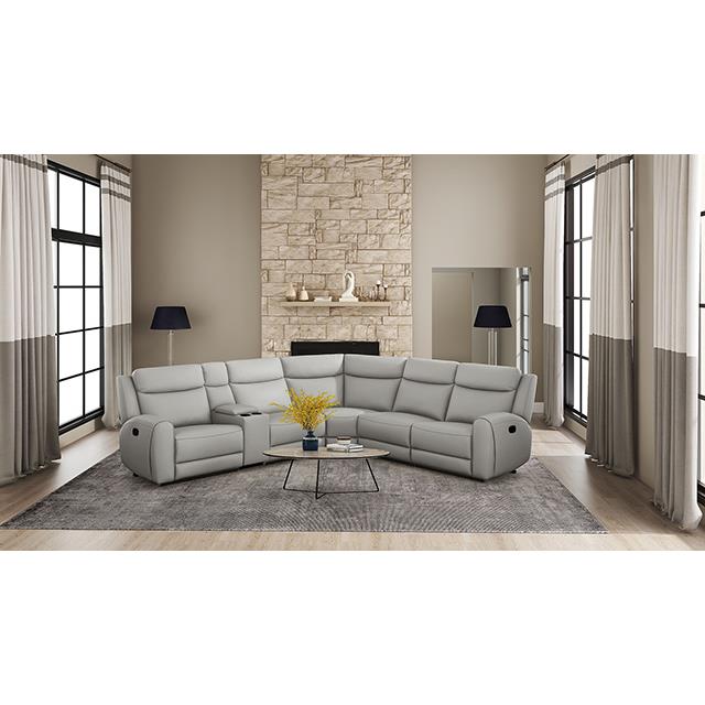  Furniture of America Jacobus CM9986LG-M-SECT Motion Sectional IMAGE 1