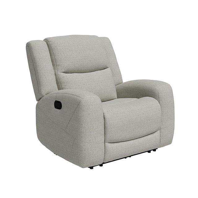  Furniture of America Giraldus CM9988BG-CH-M Manual Recliner IMAGE 3