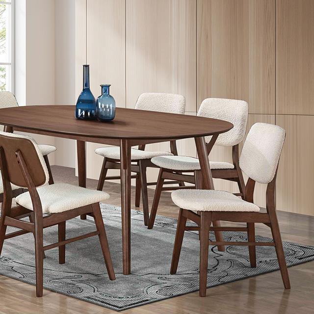  Furniture of America Uzwil FM3214WN-T Dining Table IMAGE 1
