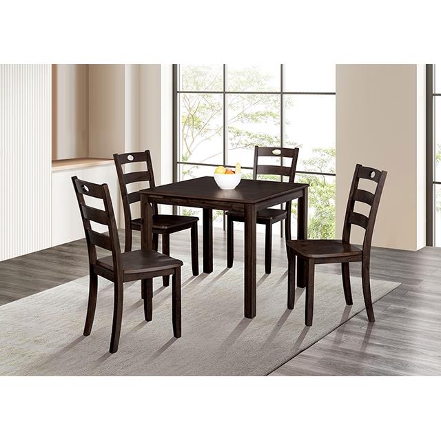  Furniture of America Lubbock FM3419EX-T-5PK 6 pc Dining Table Set IMAGE 2