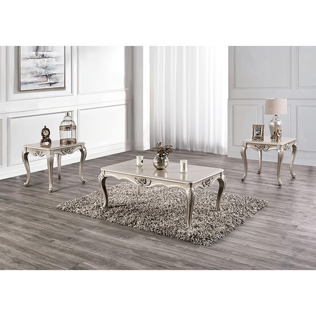  Furniture of America Rochester FM45001WH-C Coffee Table IMAGE 1