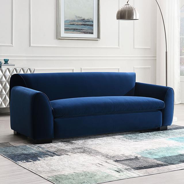  Furniture of America Severo FM61005BL-SF Sofa IMAGE 1