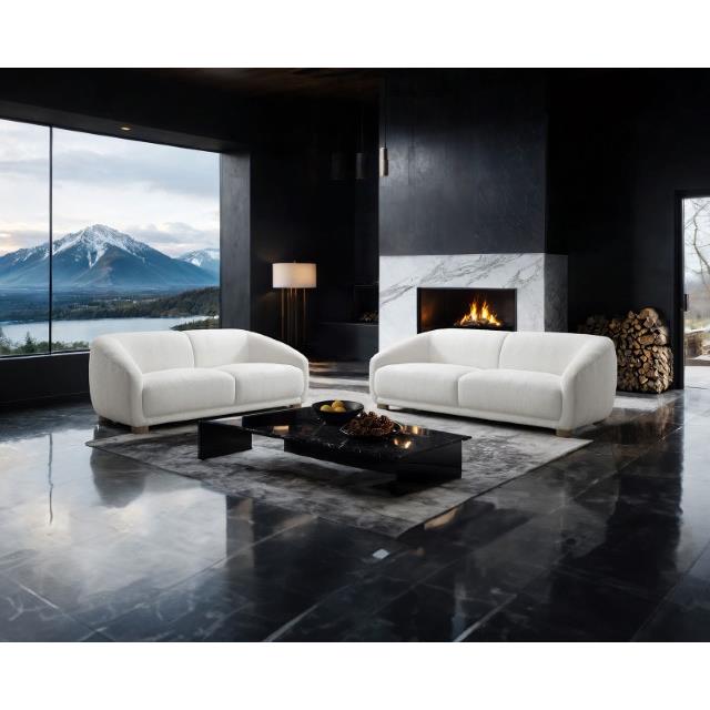  Furniture of America Kolvere FM61006WH-SF Sofa IMAGE 1