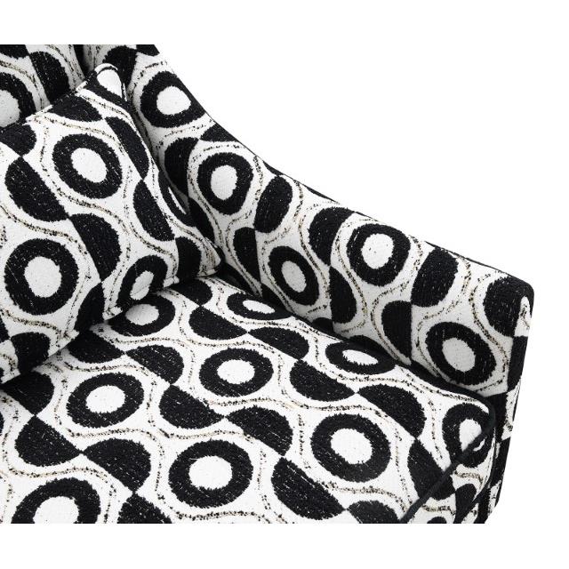  Furniture of America Viviani FM61007BK-CH-PT Accent Chair IMAGE 5