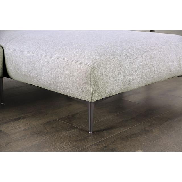  Furniture of America Paderborn FM63002LG-SECT-L Sectional, Left Chaise IMAGE 4