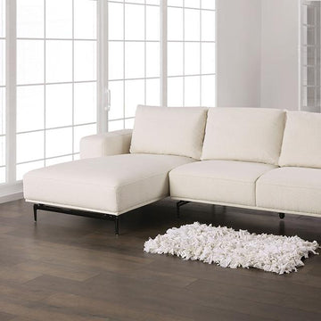  Furniture of America Baerum FM63006WH-SECT-L Sectional, Left Chaise IMAGE 1