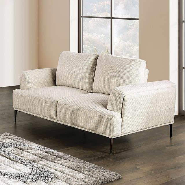  Furniture of America Gladbach FM63007BG-LV Loveseat IMAGE 1