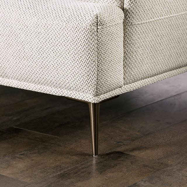  Furniture of America Gladbach FM63007BG-SECT-L Sectional, Left Chaise IMAGE 6