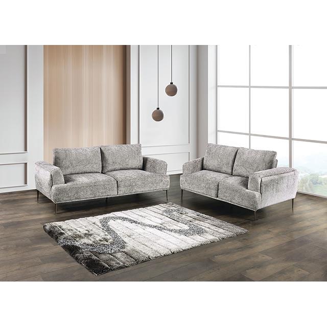  Furniture of America Gladbach FM63007GY-SF Sofa IMAGE 1