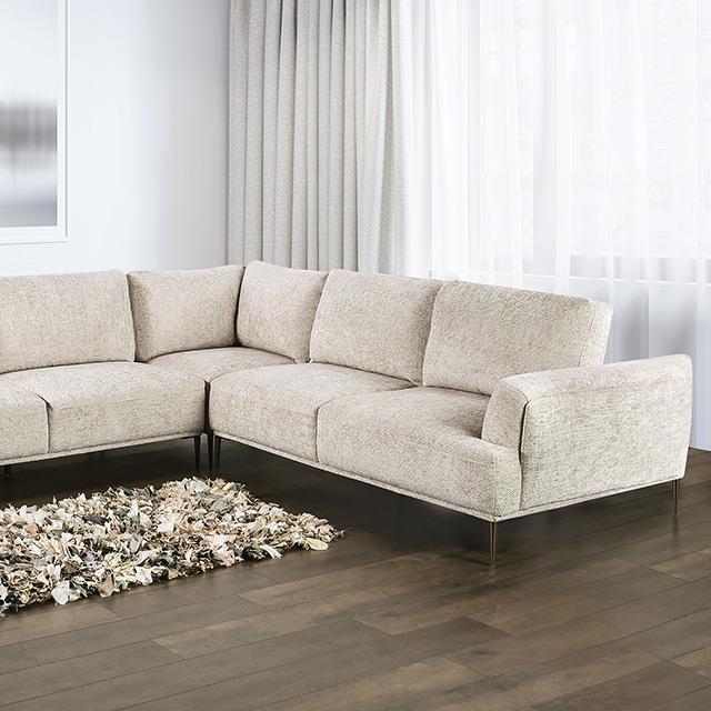  Furniture of America Gladbach FM63007LB-SECT-LL Large L-Sectional IMAGE 1