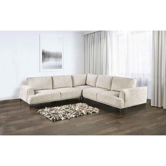  Furniture of America Gladbach FM63007LB-SECT-LL Large L-Sectional IMAGE 1