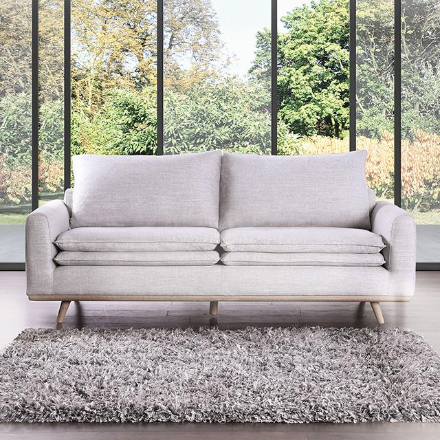  Furniture of America Monthey FM63008OA-LG-SF Sofa IMAGE 1